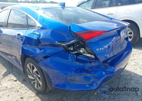 2018 Honda Civic Ex from USA, damaged, VIN 2HGFC2F76JH566261